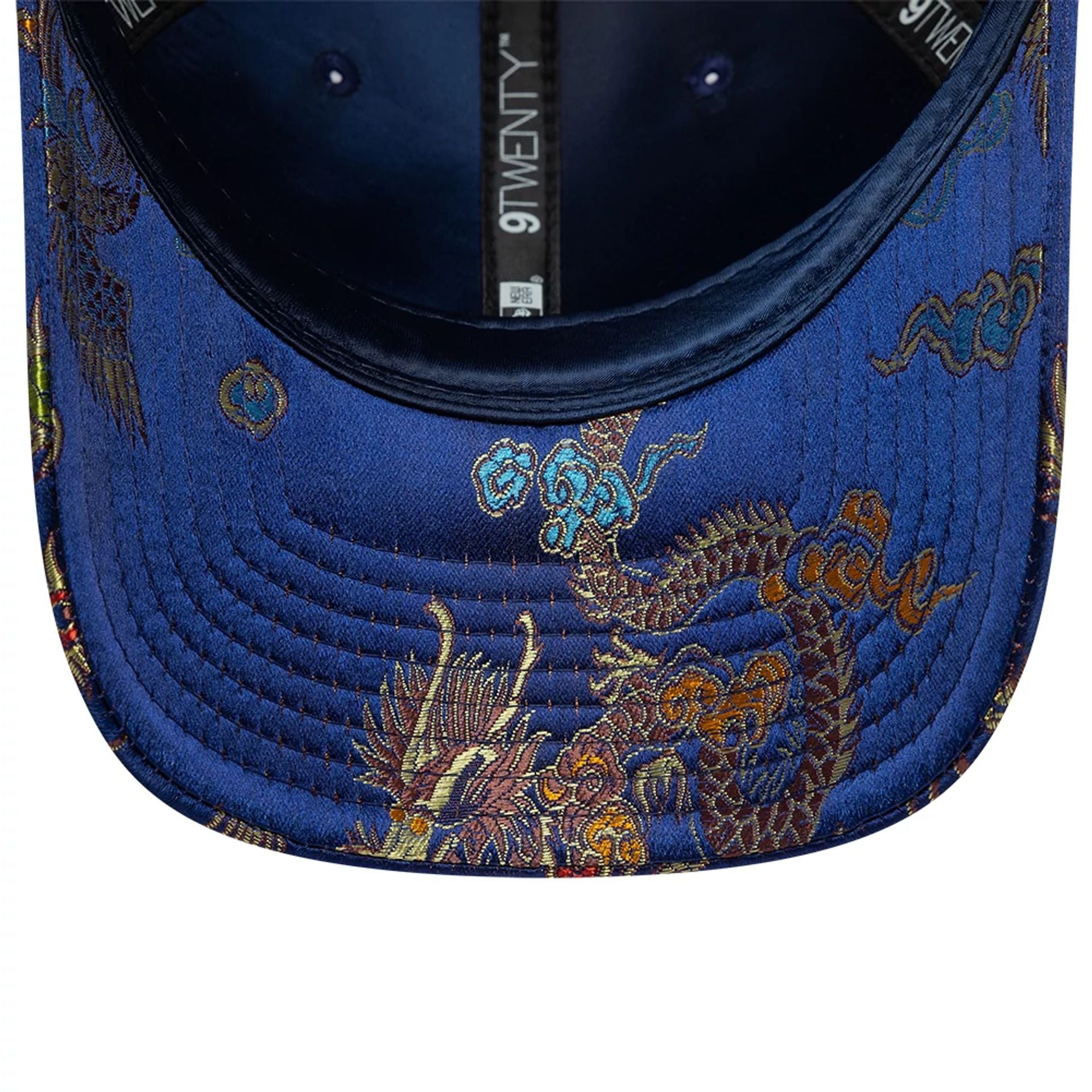 This is a New Era Brocade Navy 9TWENTY Adjustable Cap 2