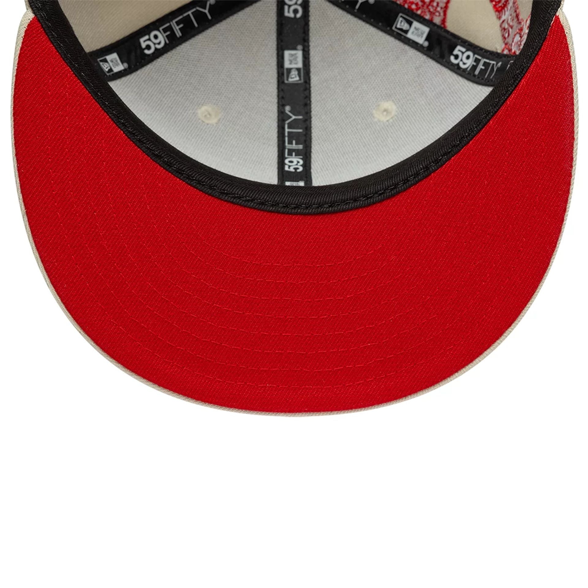 This is a New Era Snake Cream 59FIFTY Fitted Cap 2