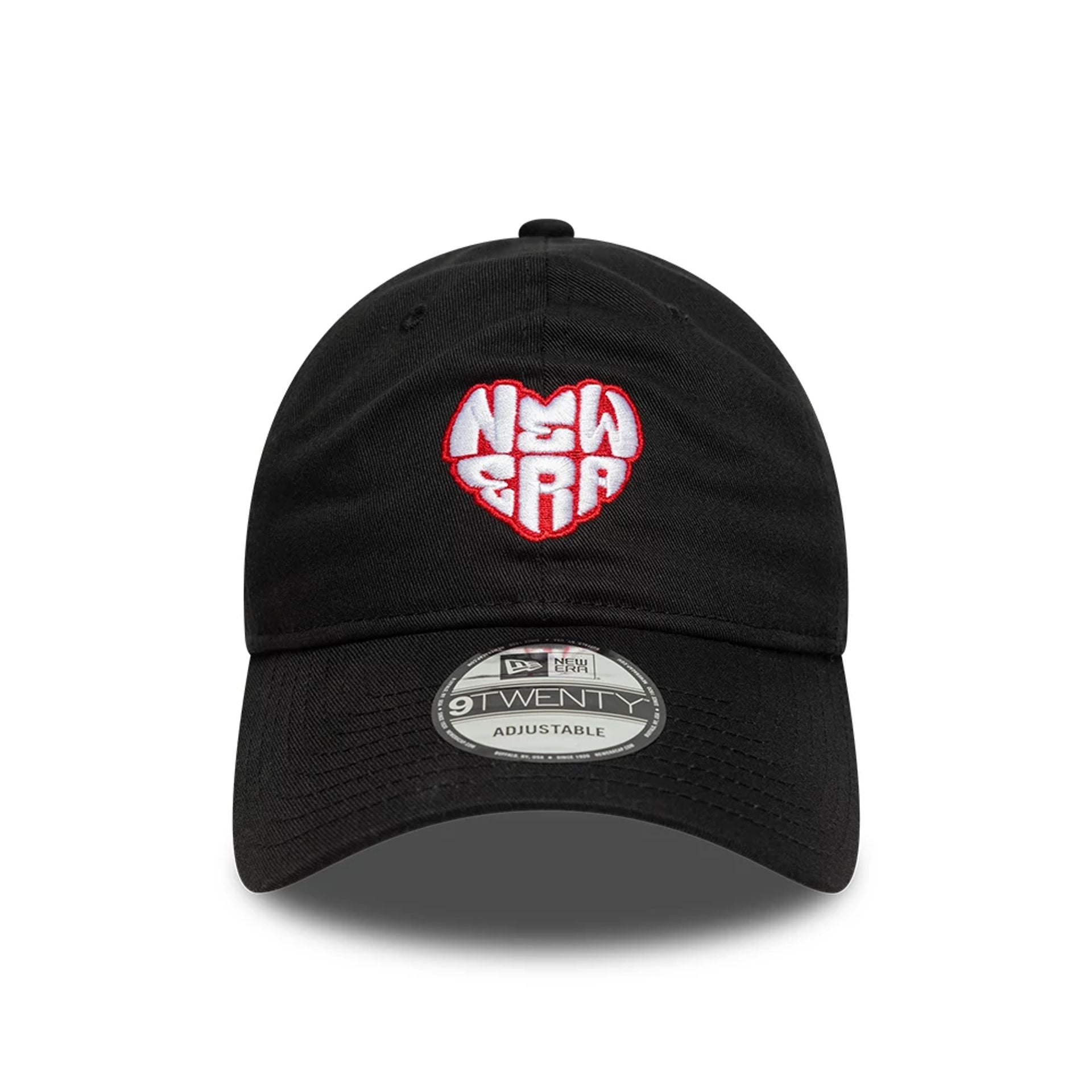 This is a New Era Heart Black 9TWENTY Adjustable Cap 2