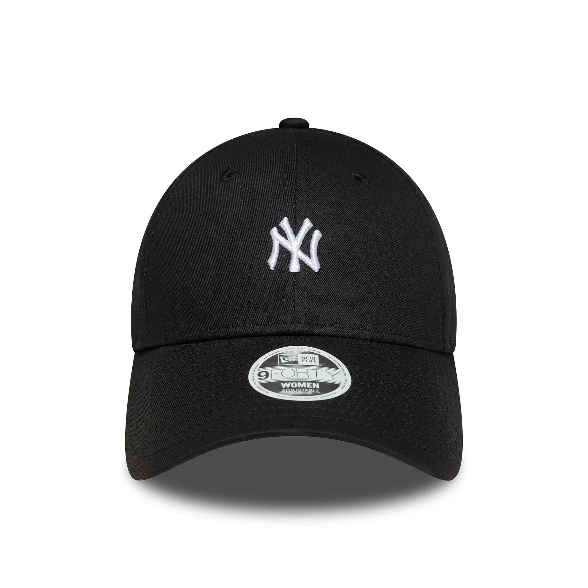 This is a New York Yankees Womens MLB Mini Logo Black 9FORTY Adjustable Cap 2