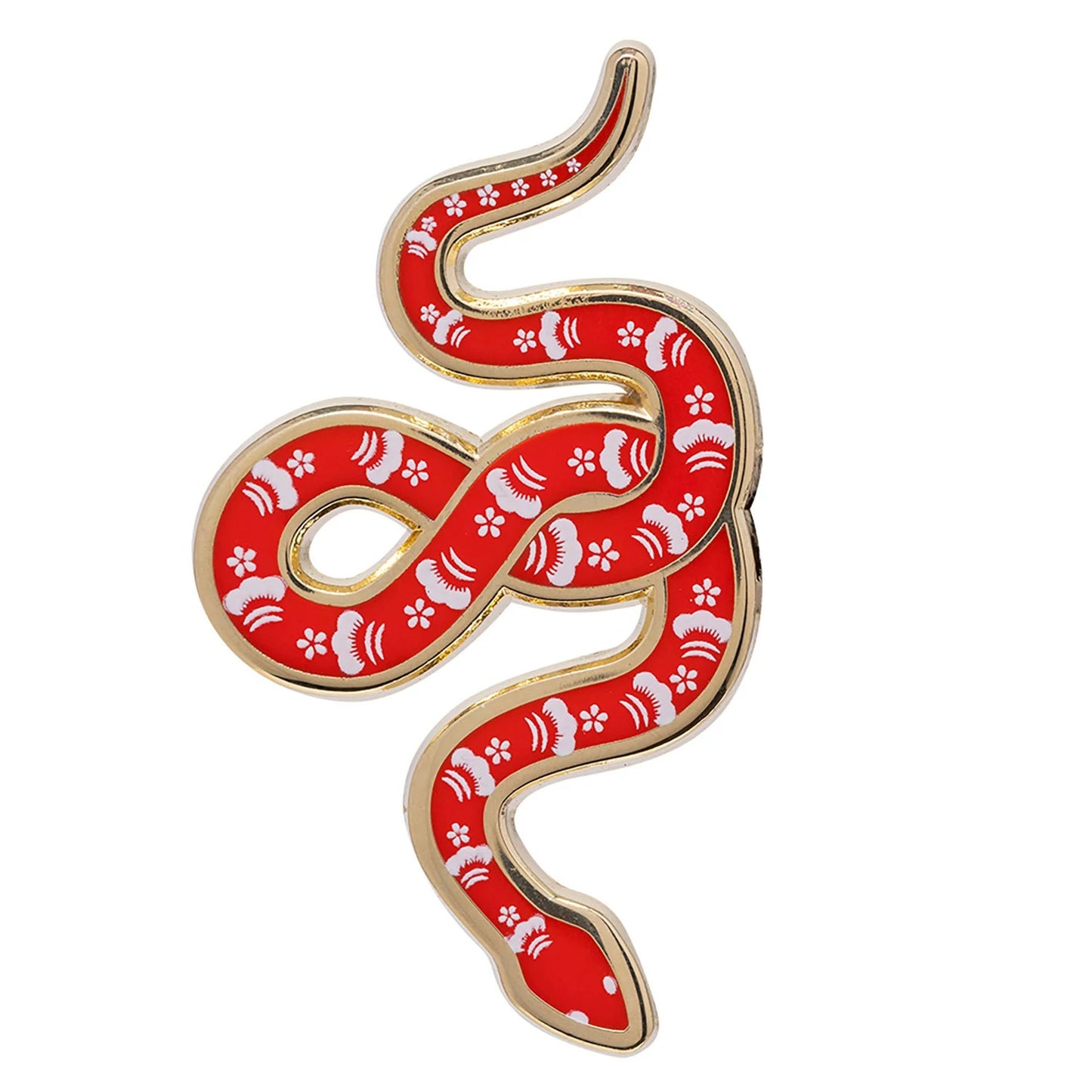 This is a New Era Year Of The Snake Red Pinbadge 1