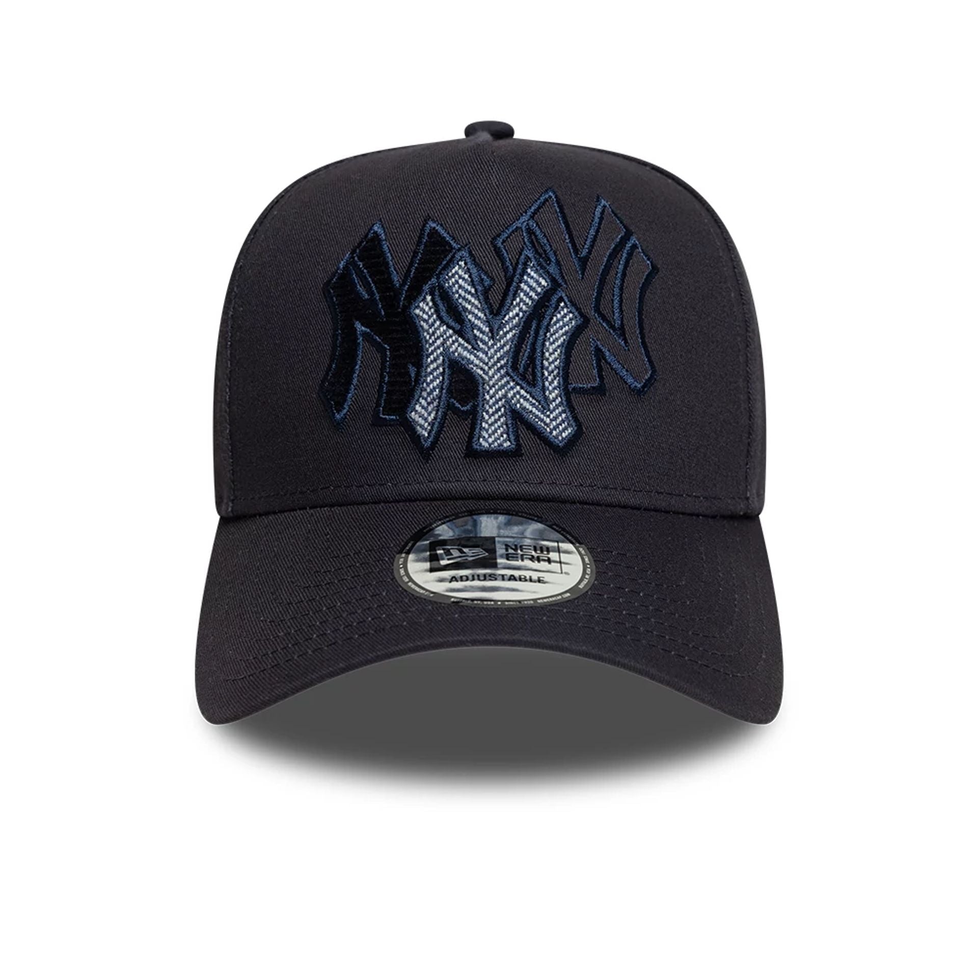 This is a New York Yankees Cord & Tweed Navy 9FORTY A-Frame Adjustable Cap 2