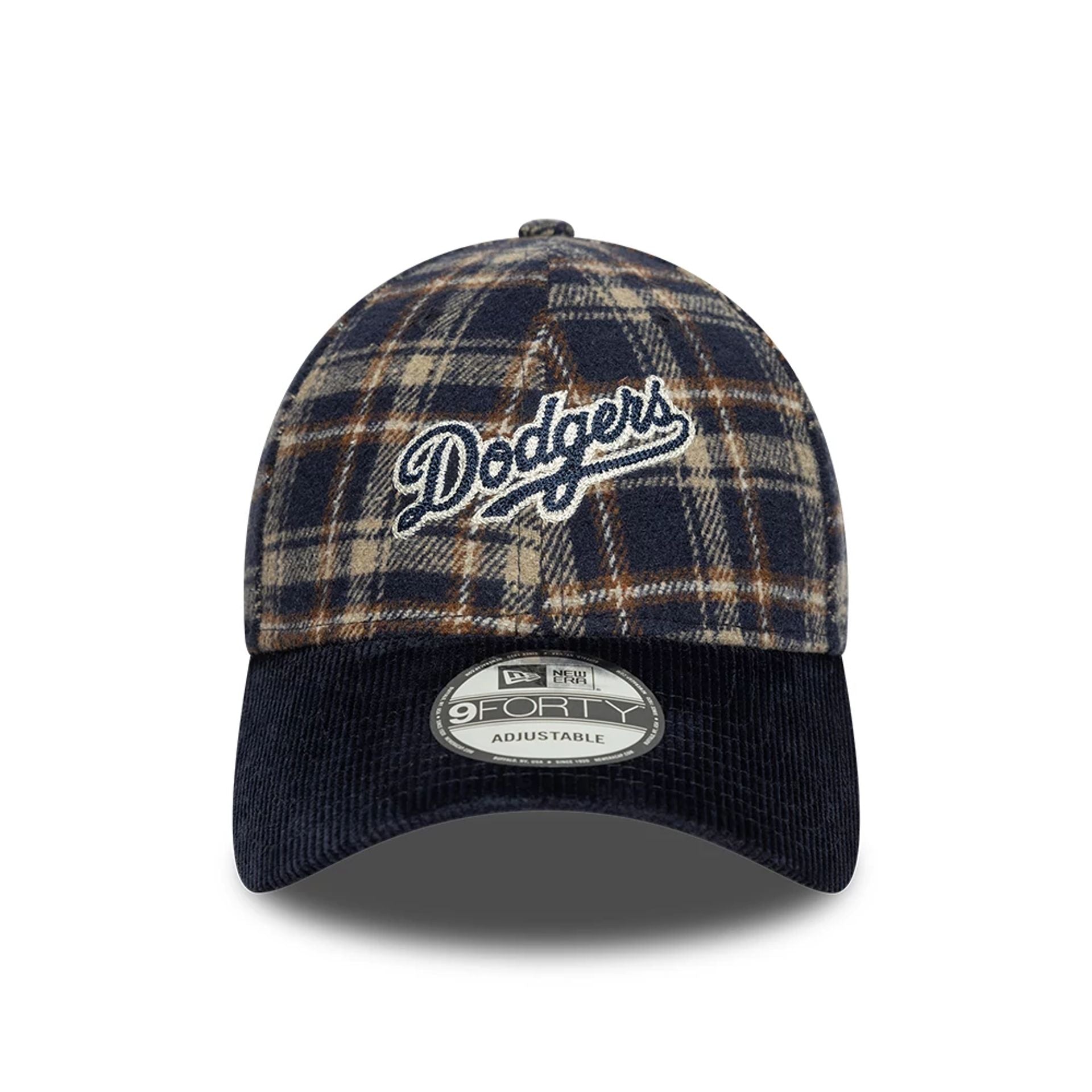 This is a LA Dodgers Cord & Tweed Navy 9FORTY Adjustable Cap 2