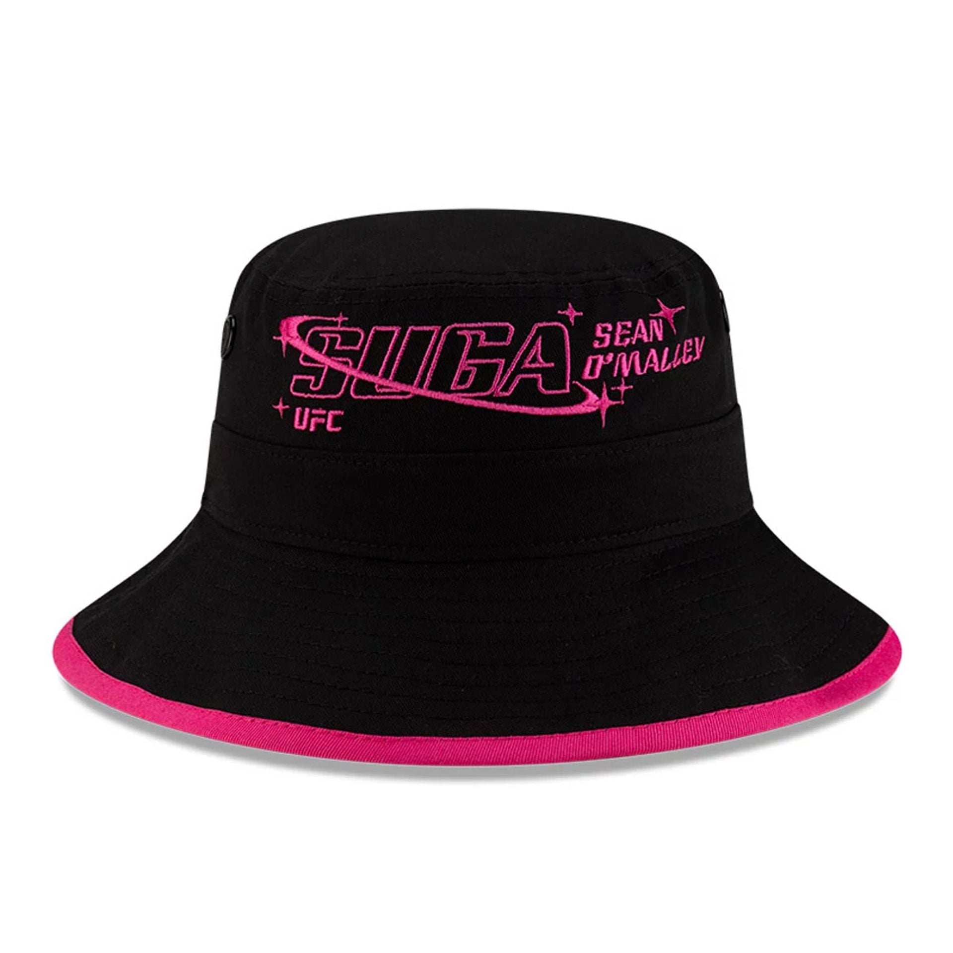 This is a UFC Ultimate Fighting Sean O'Malley Black Adventure Bucket Hat 1