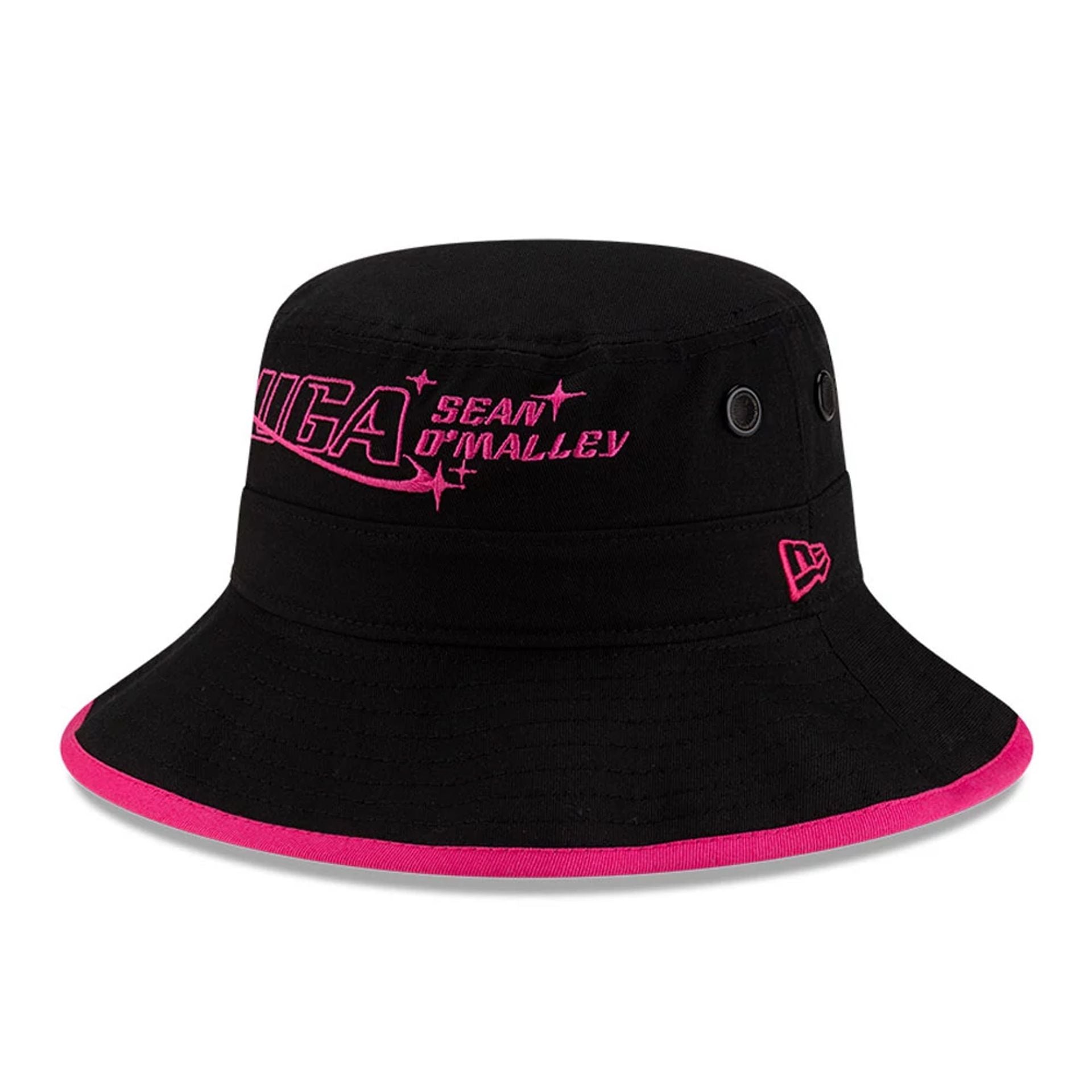 This is a UFC Ultimate Fighting Sean O'Malley Black Adventure Bucket Hat 2