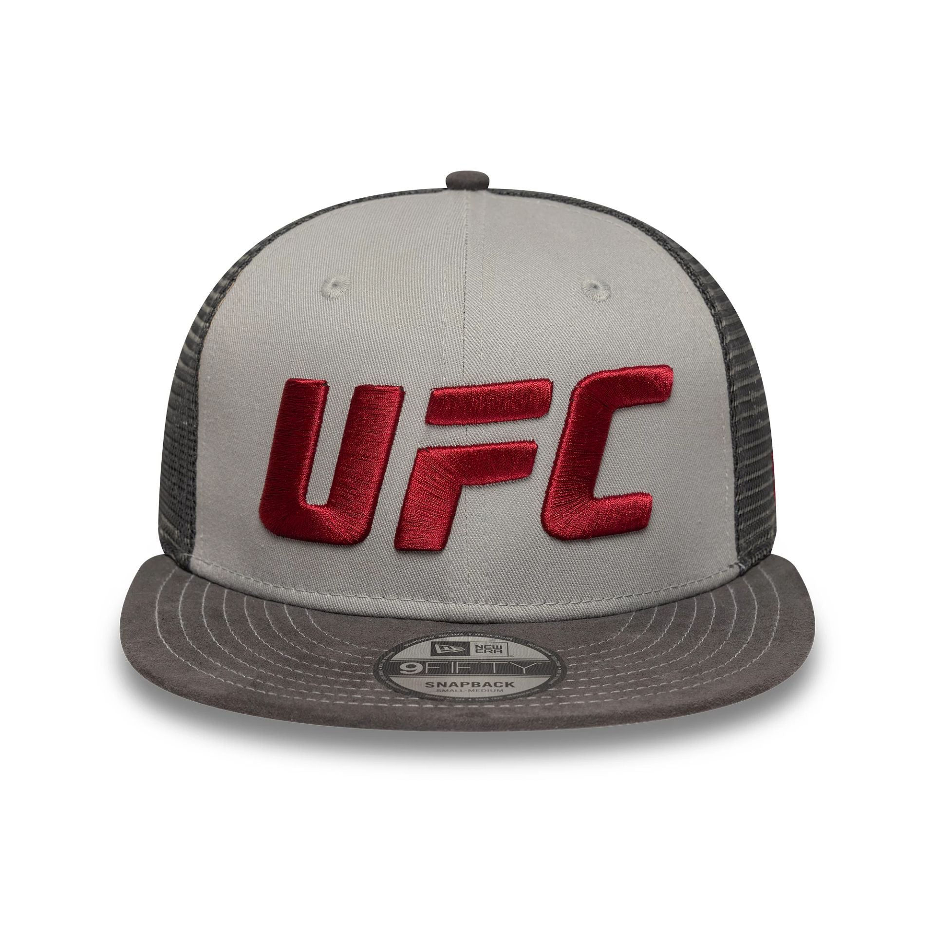 This is a UFC Ultimate Fighting Suede Grey 9FIFTY Snapback Adjustable Cap 2