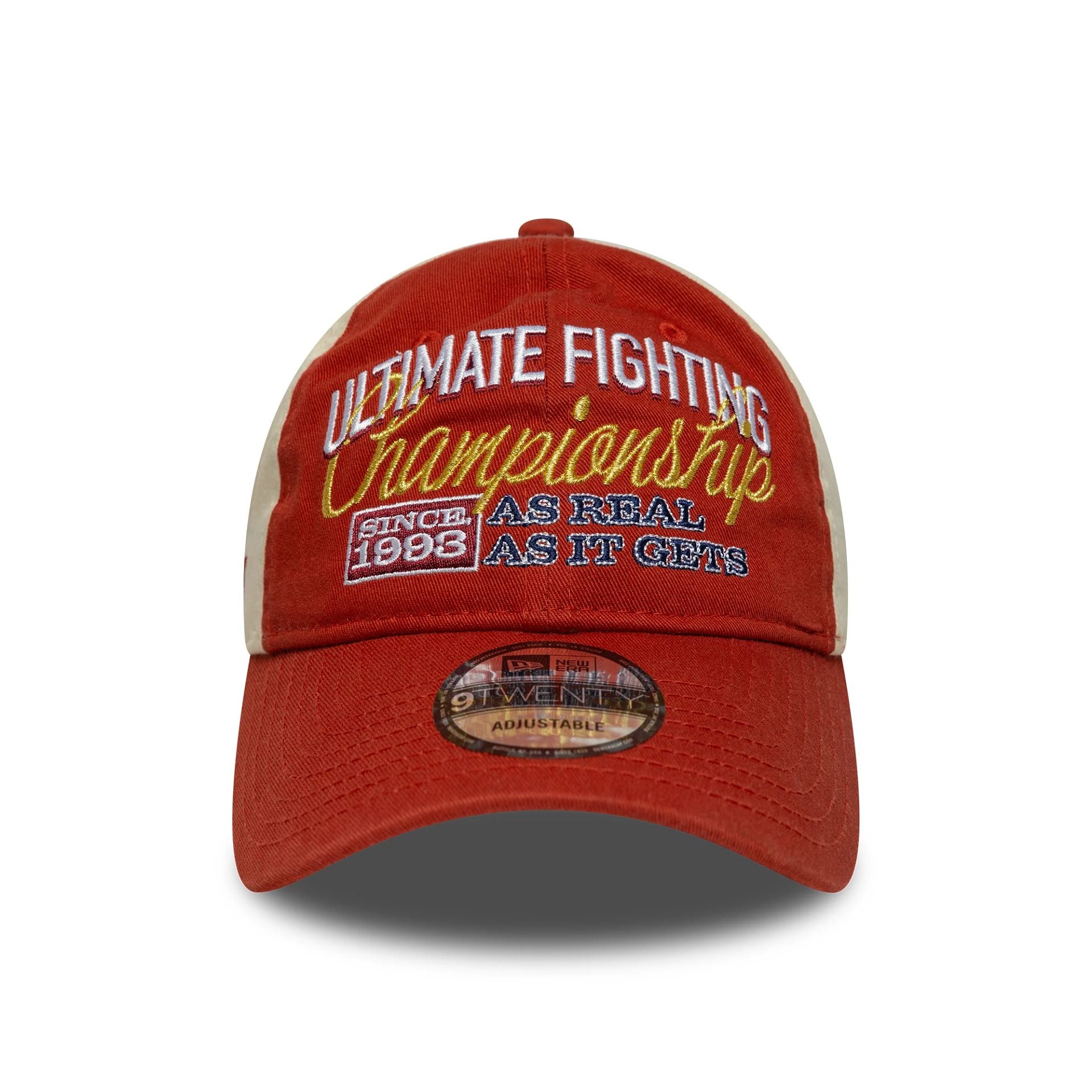 This is a UFC Ultimate Fighting Graphic Red 9TWENTY Adjustable Cap 2