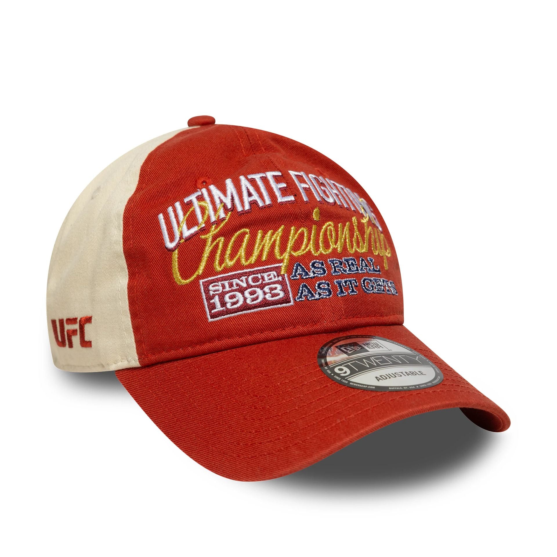 This is a UFC Ultimate Fighting Graphic Red 9TWENTY Adjustable Cap 1