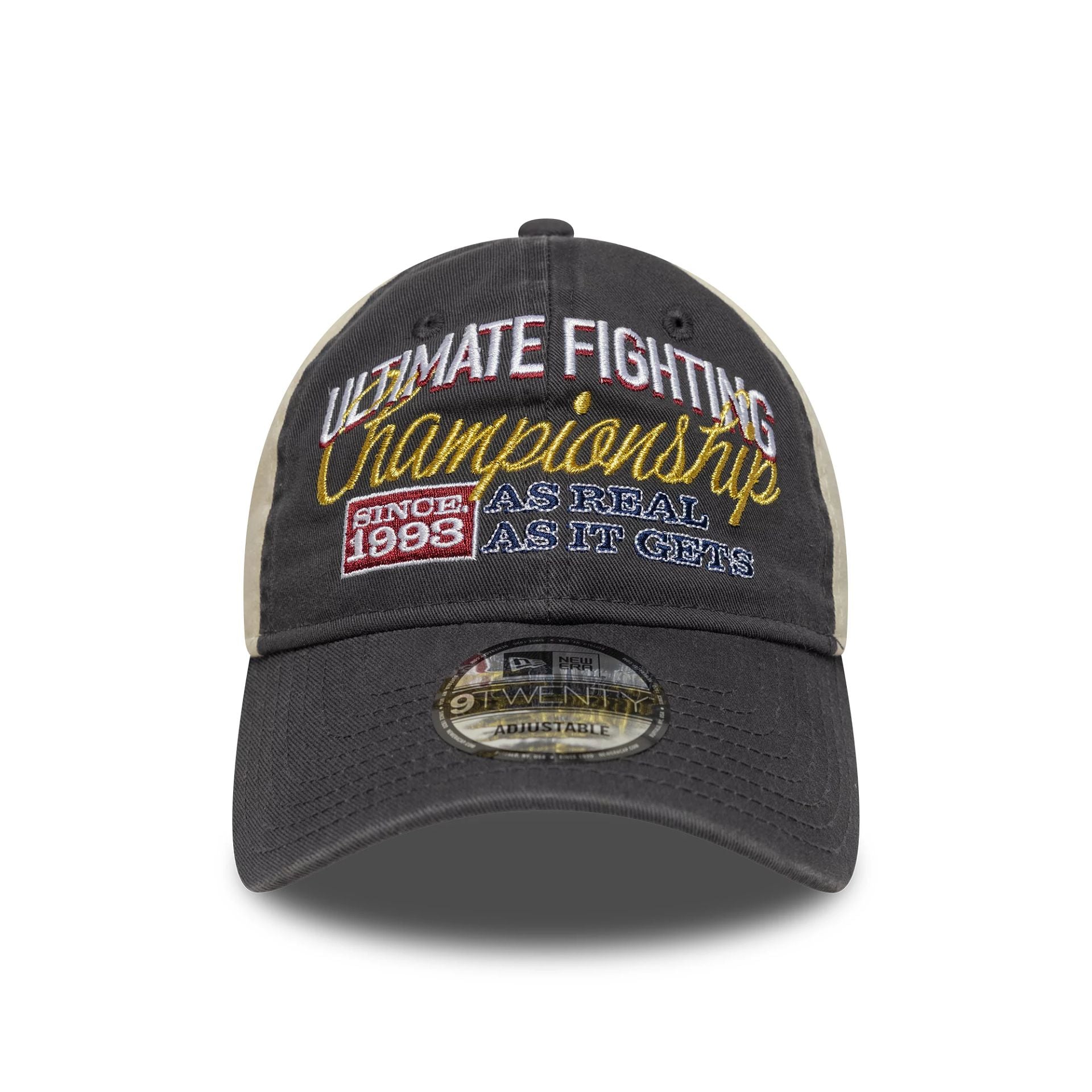 This is a UFC Ultimate Fighting Graphic Dark Grey 9TWENTY Adjustable Cap 2