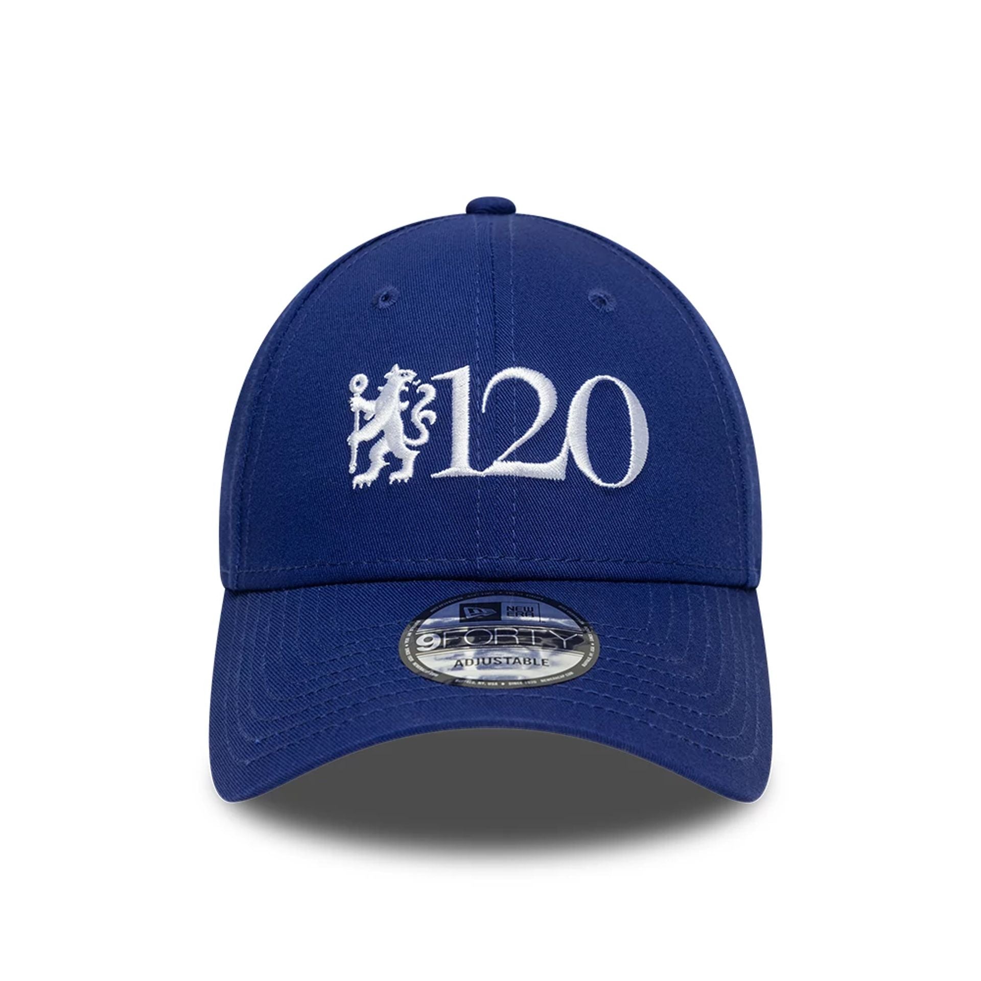 This is a Chelsea FC Lion Crest Wordmark Dark Blue 9FORTY Adjustable Cap 2