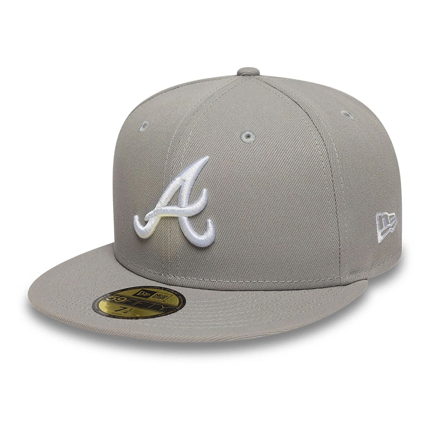 This is a Atlanta Braves Grey 59FIFTY Fitted Cap 1