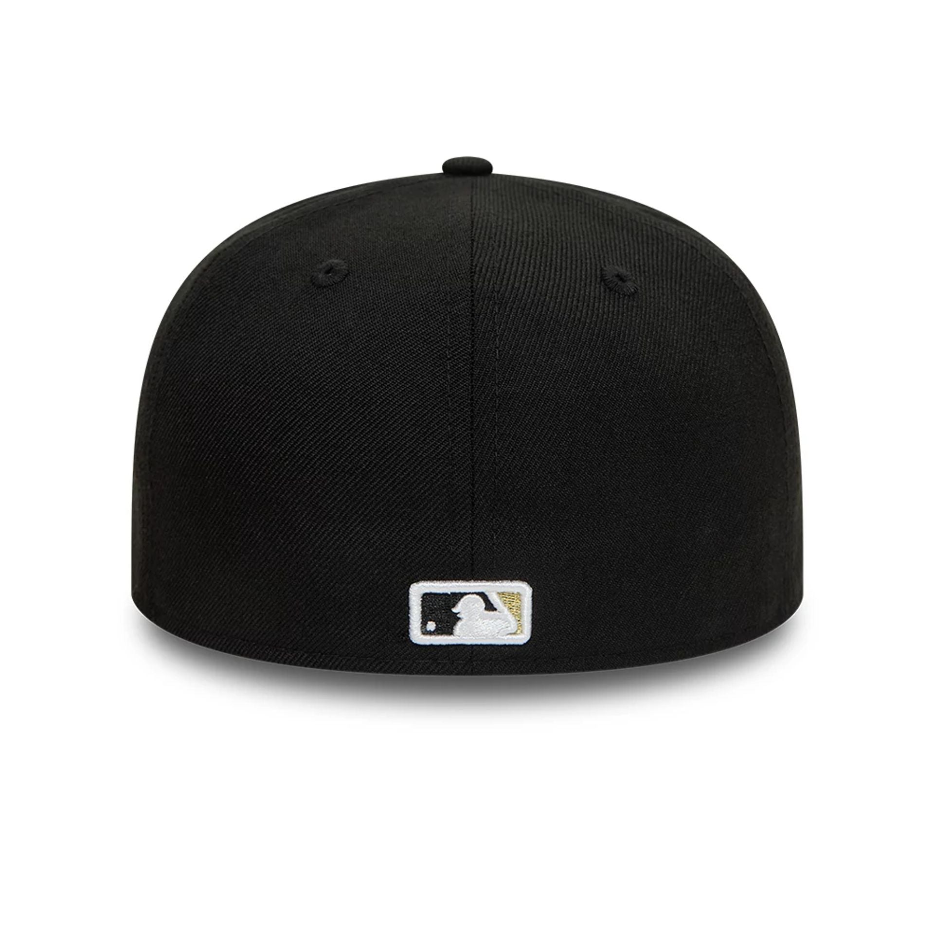 This is a New York Mets MLB Batter Up Black 59FIFTY Fitted Cap 4