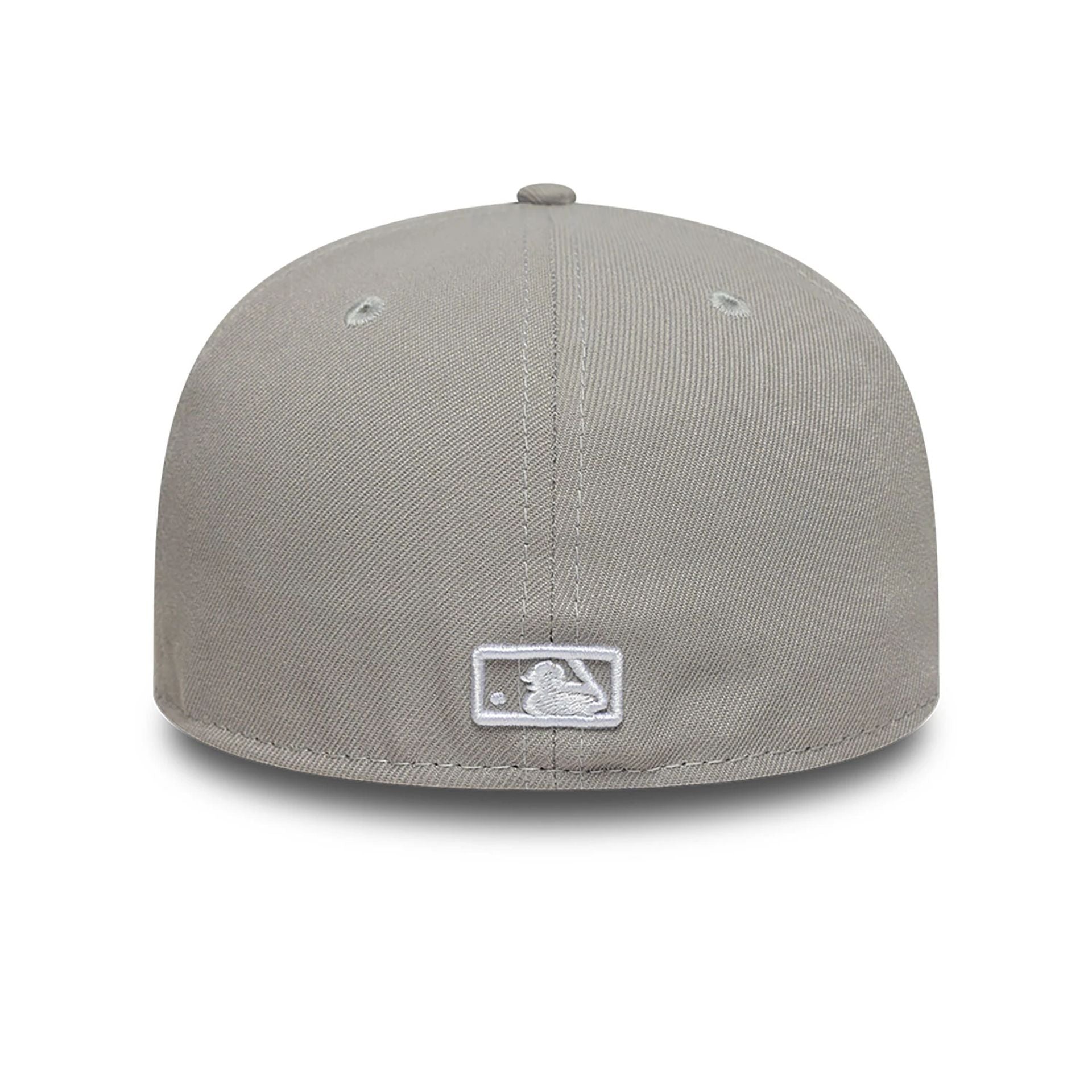 This is a LA Dodgers Grey 59FIFTY Fitted Cap 5