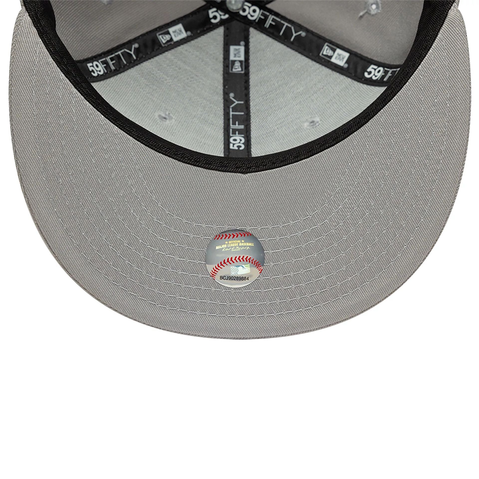 This is a LA Dodgers Grey 59FIFTY Fitted Cap 4