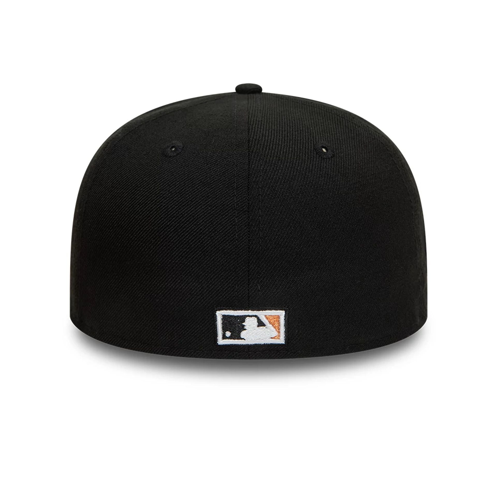 This is a Tampa Bay Rays MLB Pop Visor Black 59FIFTY Fitted Cap 5