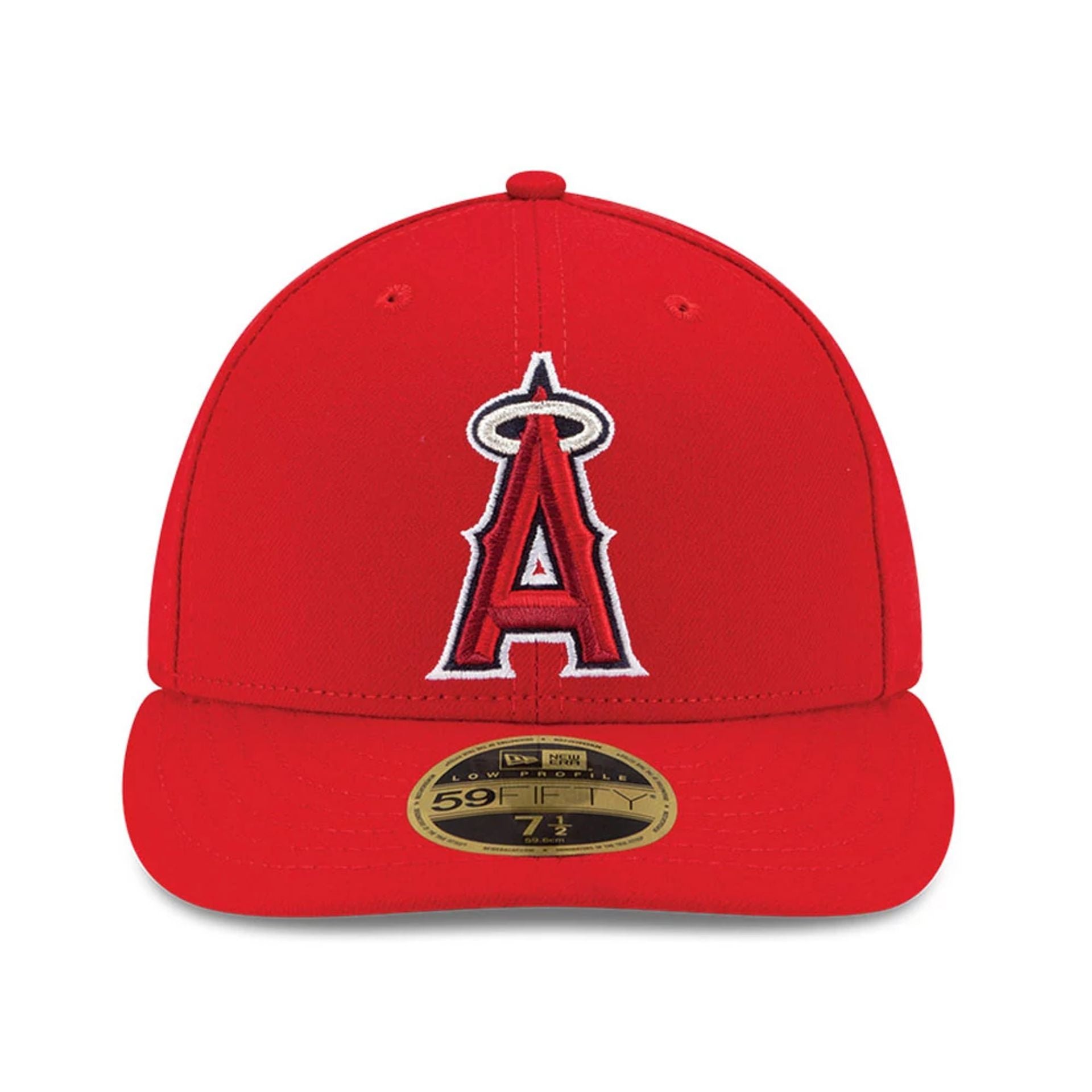 This is a LA Angels Authentic Collection Red Low Profile 59FIFTY Fitted Cap 2