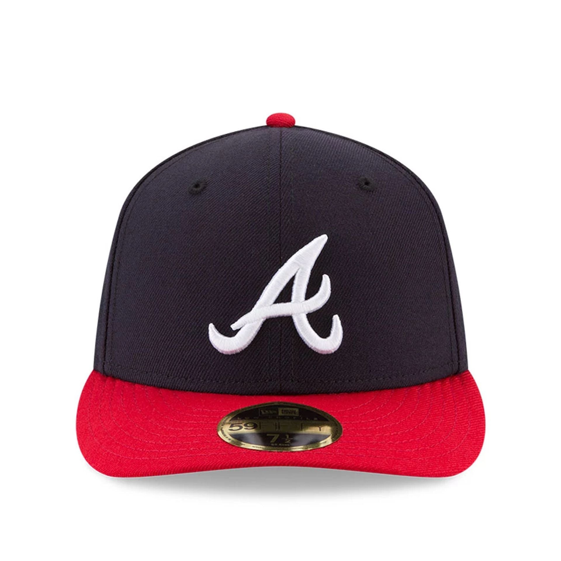 This is a Atlanta Braves World Series Navy Low Profile 59FIFTY Fitted Cap 2