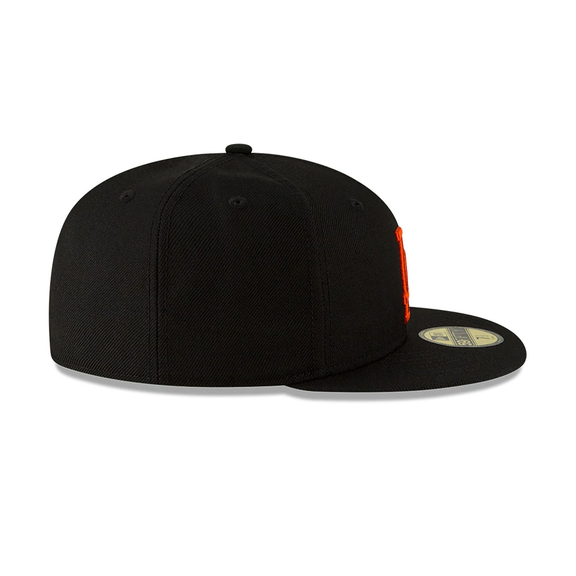 This is a LA Dodgers Halloween Bats Black 59FIFTY Fitted Cap 5