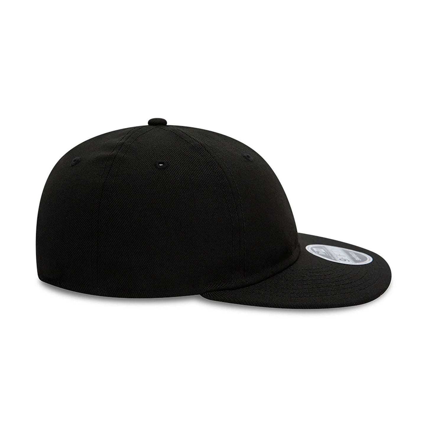 This is a Blank New Era Black Retro Crown 9FIFTY Snapback Cap 4