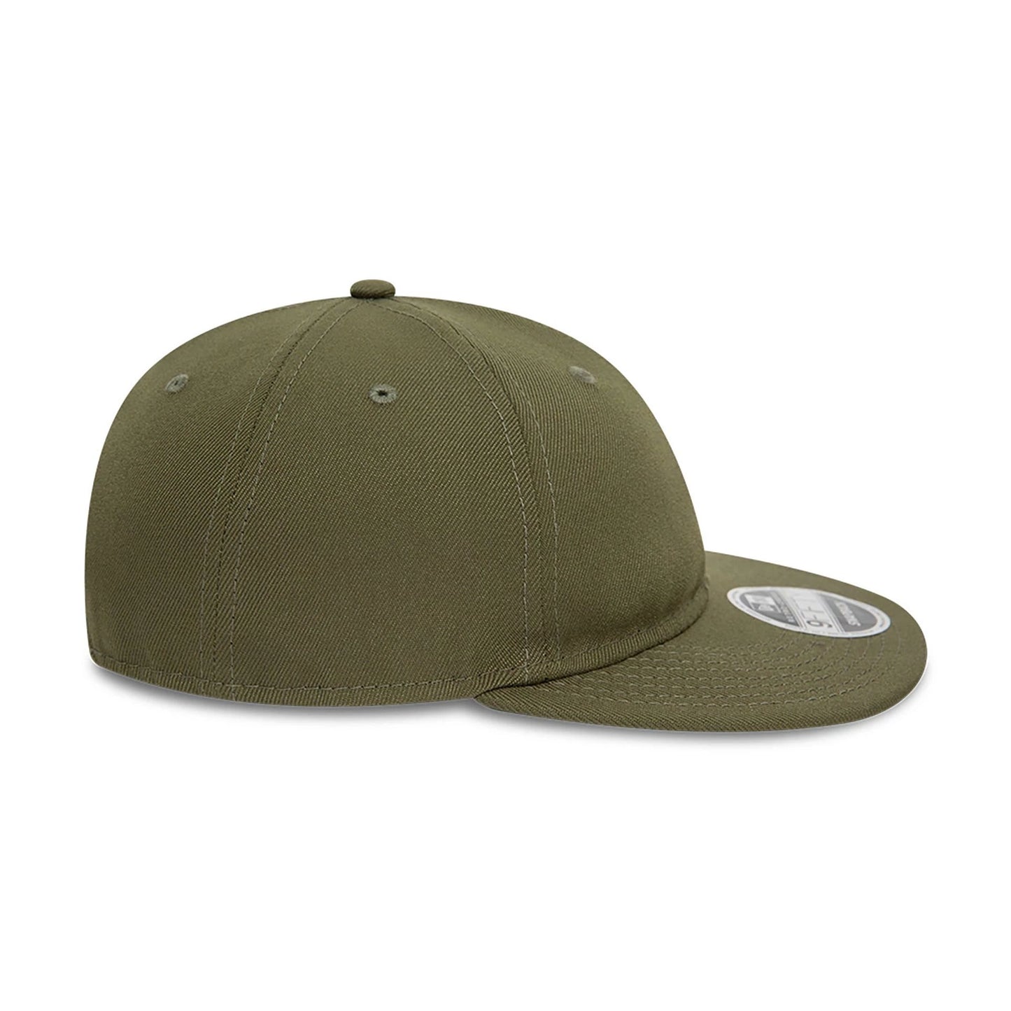 This is a Blank New Era Green Retro Crown 9FIFTY Snapback Cap 3