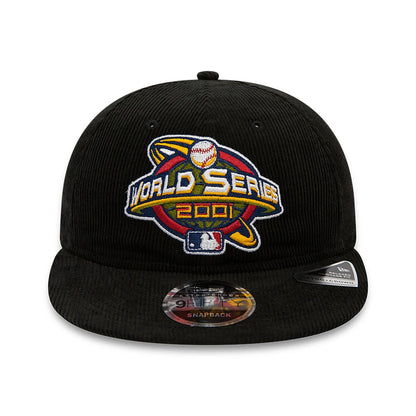 This is a MLB World Series 2001 Patch Black Retro Crown 9FIFTY Snapback Cap 6