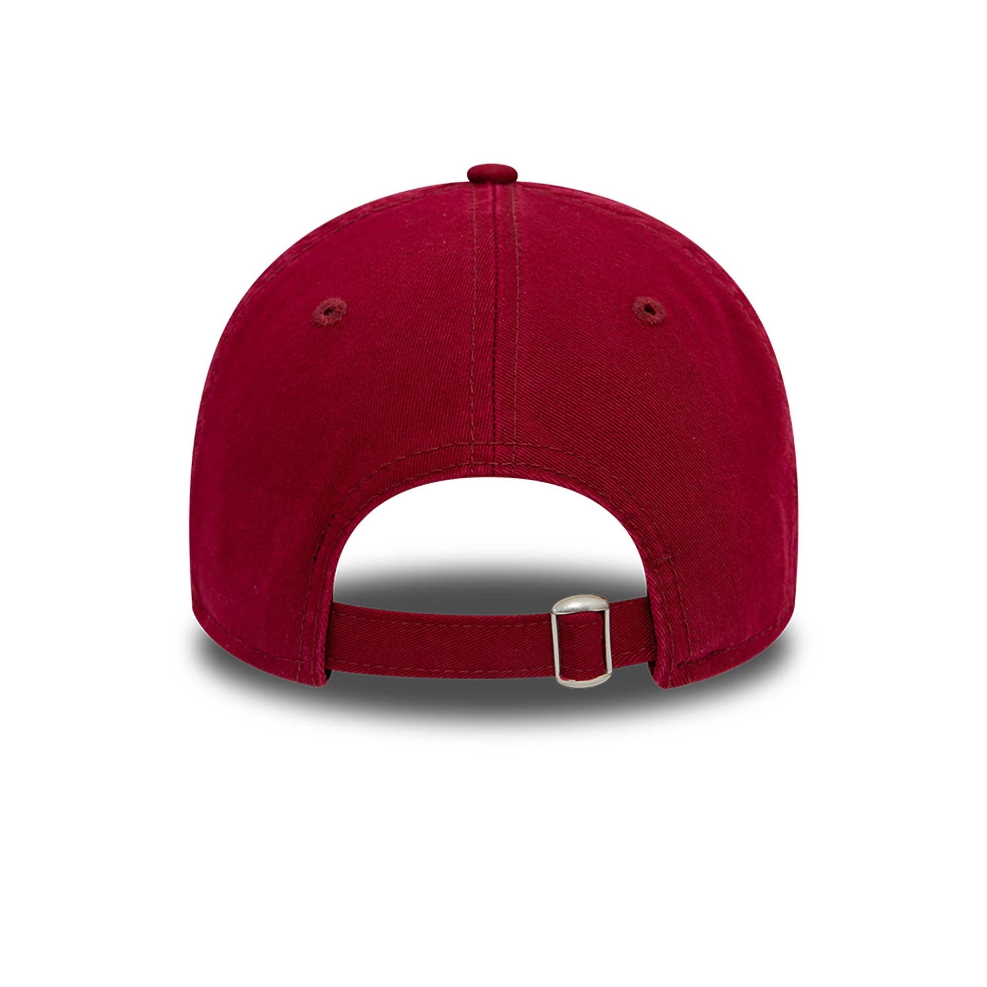 This is a New Era Essential Dark Red 9TWENTY Adjustable Cap 6