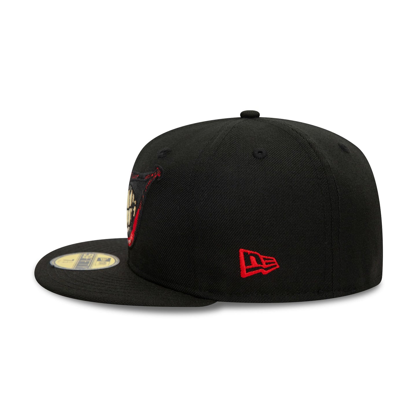 This is a The Joker Smile Black 59FIFTY Fitted Cap 3