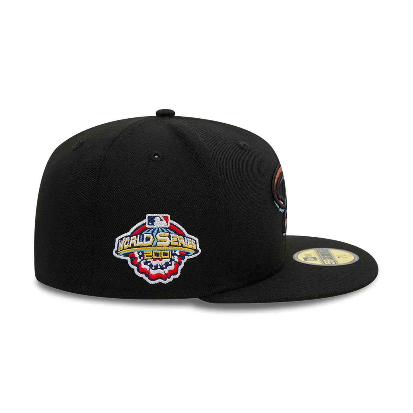 This is a Arizona Diamondbacks MLB Blues Black 59FIFTY Fitted Cap 4