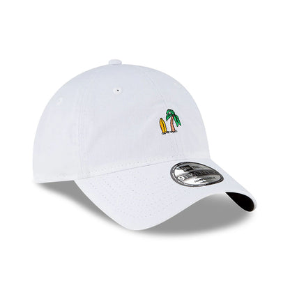 This is a New Era Palm Tree Surf Summer Icon White 9TWENTY Adjustable Cap 4