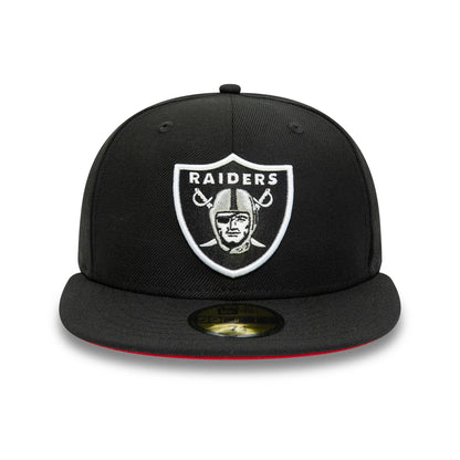 This is a Las Vegas Raiders NFL Triple Threat 59FIFTY Fitted Cap 3