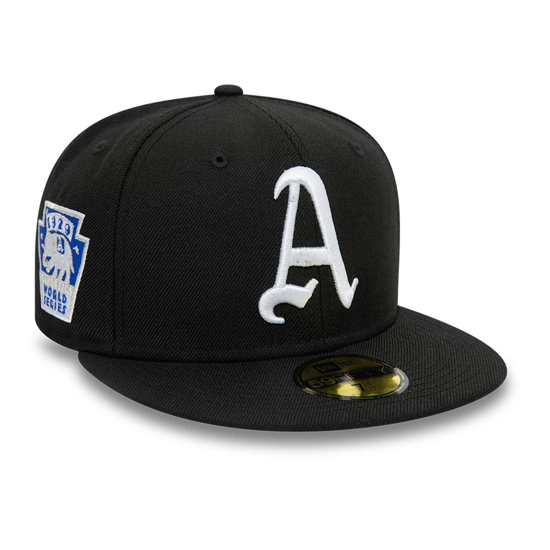 This is a Philadelphia Athletics World Series Black 59FIFTY Fitted Cap 1