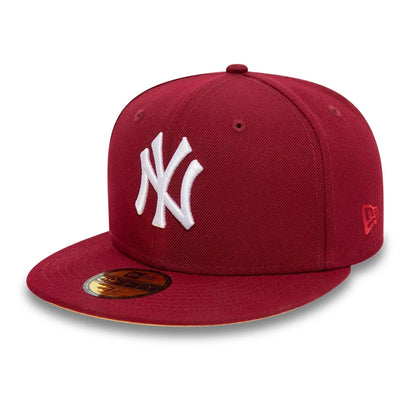 This is a New York Yankees MLB World Series Dark Red 59FIFTY Fitted Cap 6