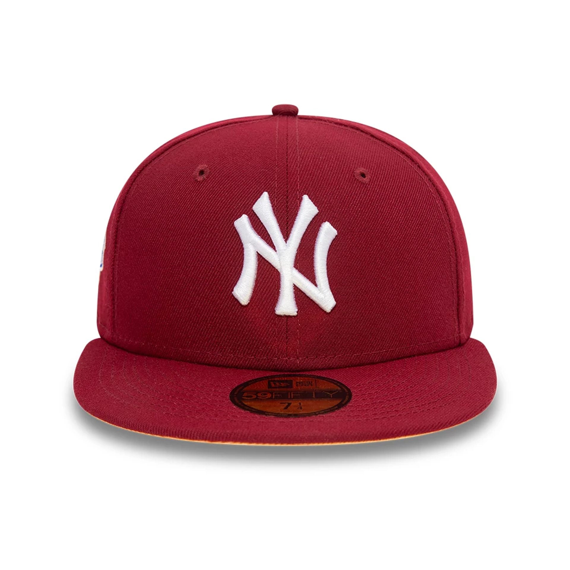 This is a New York Yankees MLB World Series Dark Red 59FIFTY Fitted Cap 7