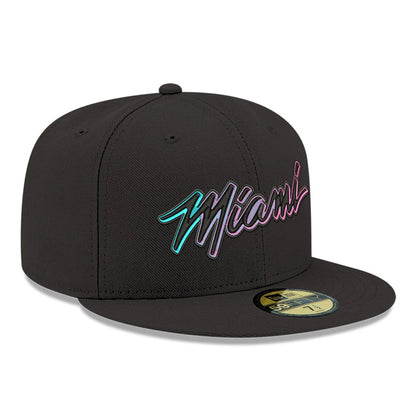 This is a Miami Heat City Series 59FIFTY Fitted Cap 3