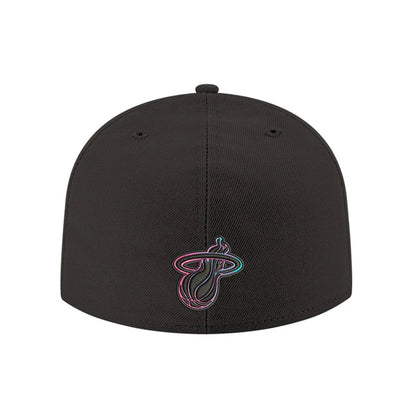 This is a Miami Heat City Series 59FIFTY Fitted Cap 4