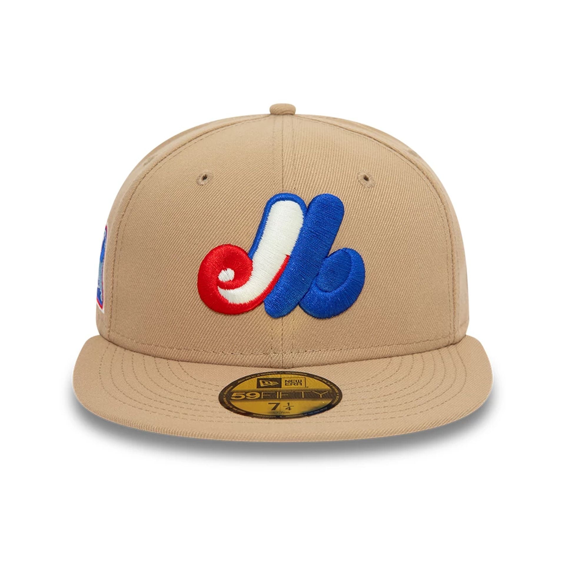 This is a Montreal Expos Cooperstown Beige 59FIFTY Fitted Cap 5