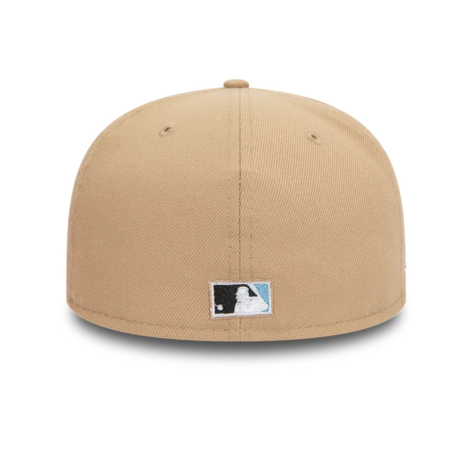 This is a Tampa Bay Rays MLB Blues Beige 59FIFTY Fitted Cap 5