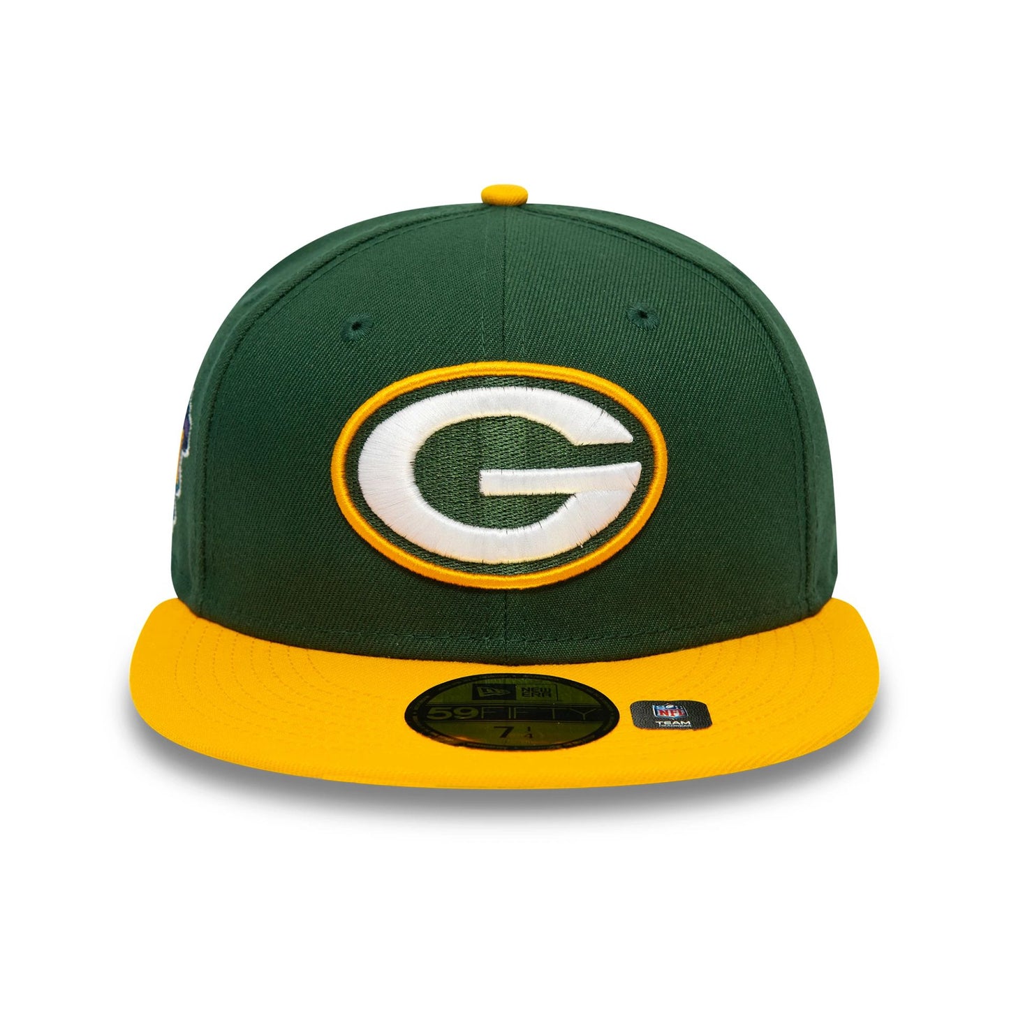 This is a Green Bay Packers NFL Go You Packers Go Dark Green 59FIFTY Fitted Cap 2