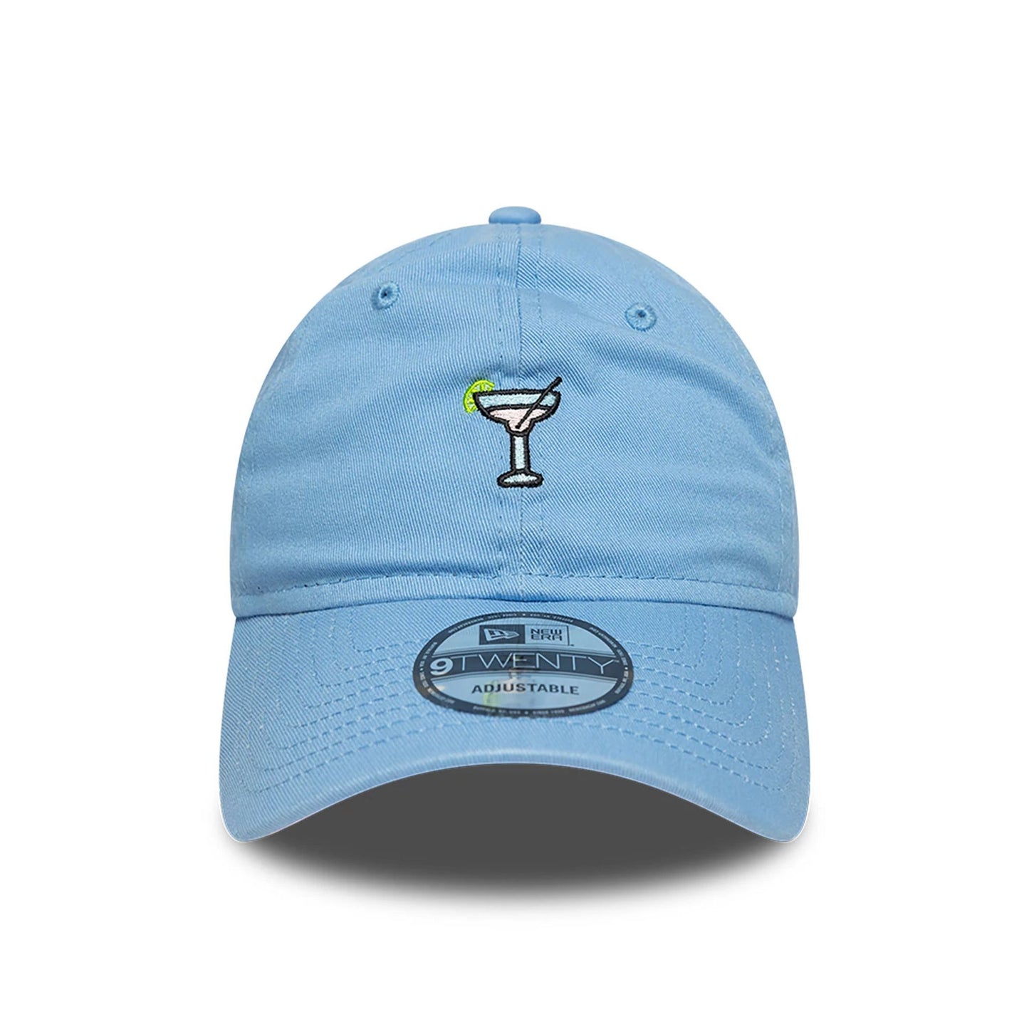 This is a New Era Micro Food'N'Drink Pastel Blue 9TWENTY Adjustable Cap 3