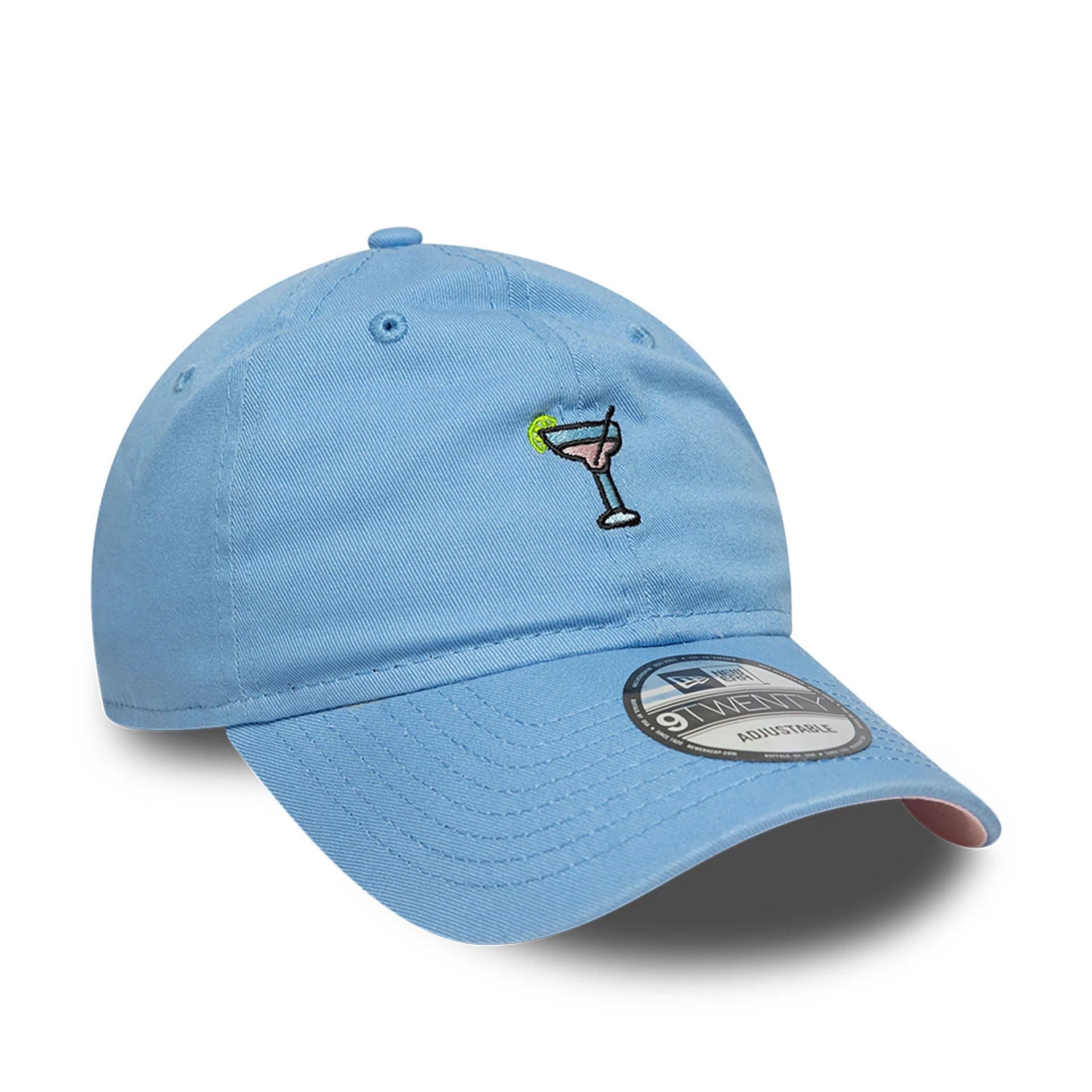 This is a New Era Micro Food'N'Drink Pastel Blue 9TWENTY Adjustable Cap 4