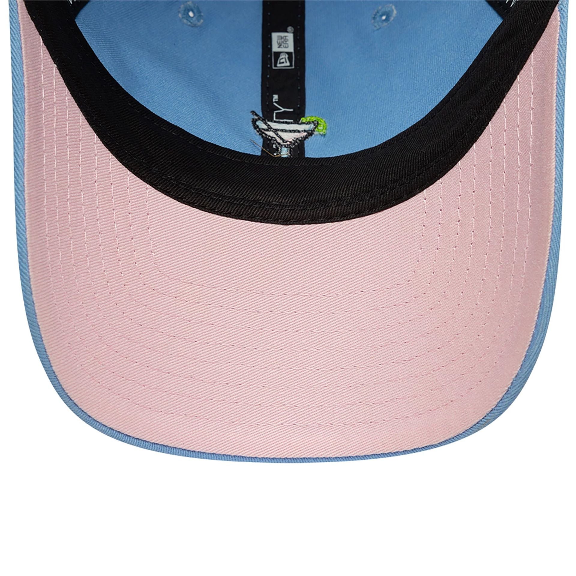 This is a New Era Micro Food'N'Drink Pastel Blue 9TWENTY Adjustable Cap 2