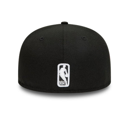 This is a Brooklyn Nets Sidepatch NBA Borough Of Neighbourhoods Black 59FIFTY Fitted Cap 5