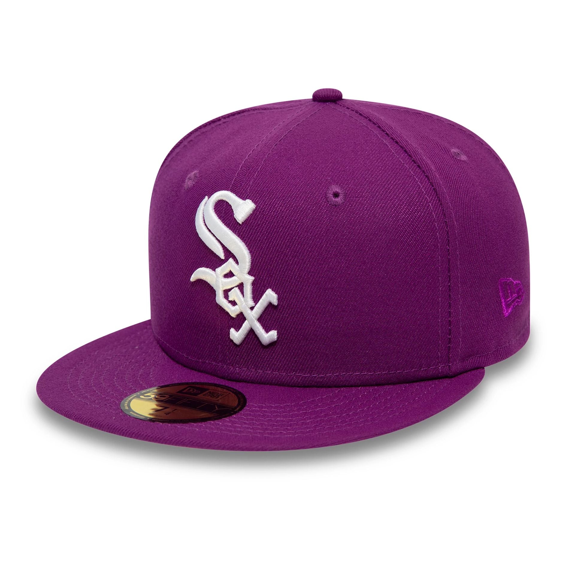 This is a Chicago White Sox Cooperstown All Star Game Bright Purple 59FIFTY Fitted Cap 4