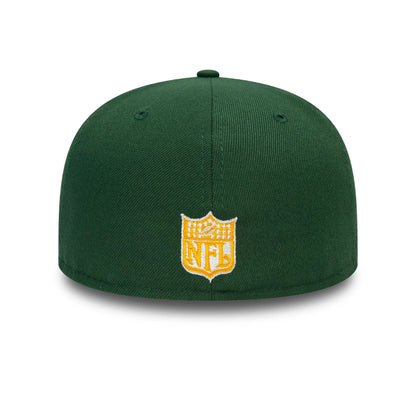 This is a Green Bay Packers NFL Go You Packers Go Dark Green 59FIFTY Fitted Cap 4