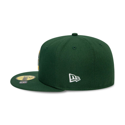 This is a Green Bay Packers NFL Go You Packers Go Dark Green 59FIFTY Fitted Cap 6