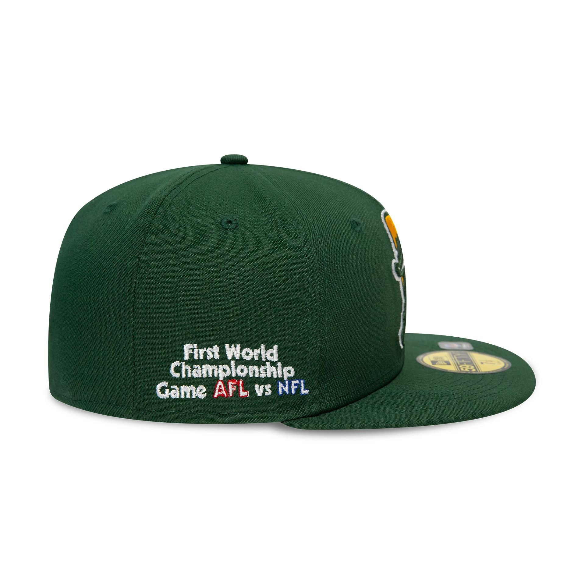 This is a Green Bay Packers NFL Go You Packers Go Dark Green 59FIFTY Fitted Cap 7