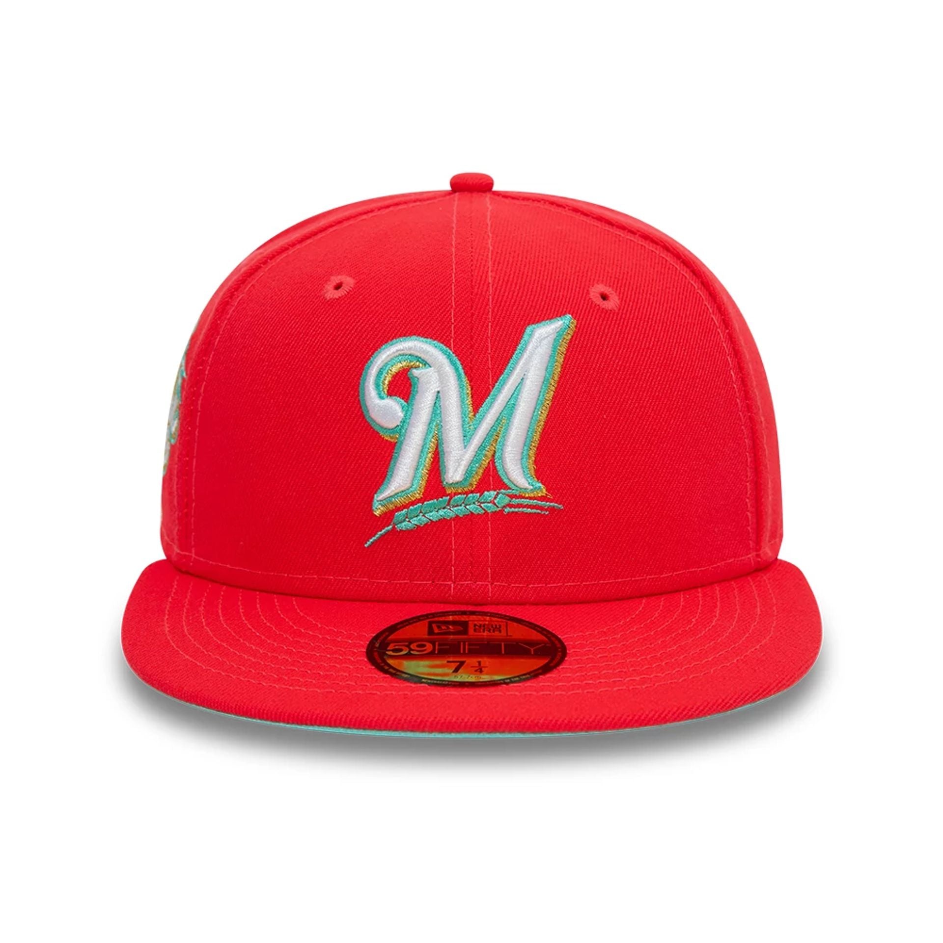 This is a Milwaukee Brewers All Star Game Red 59FIFTY Fitted Cap 7