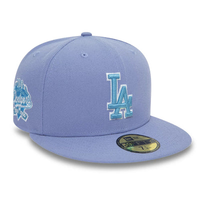 This is a LA Dodgers Cooperstown Purple 59FIFTY Fitted Cap 7