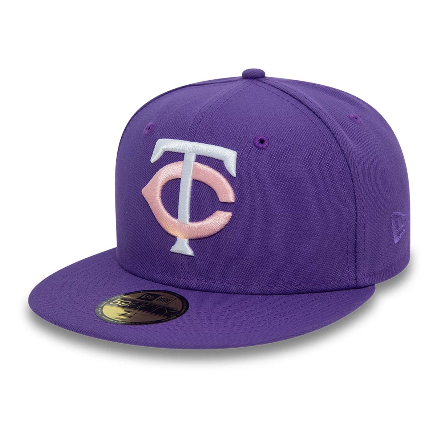 This is a Minnesota Twins MLB Purple Success Purple 59FIFTY Fitted Cap 5