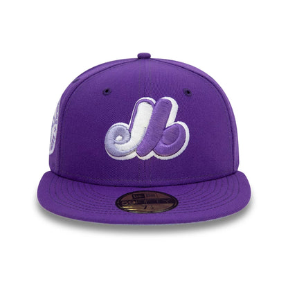 This is a Montreal Expos All Star Game Purple 59FIFTY Fitted Cap 7